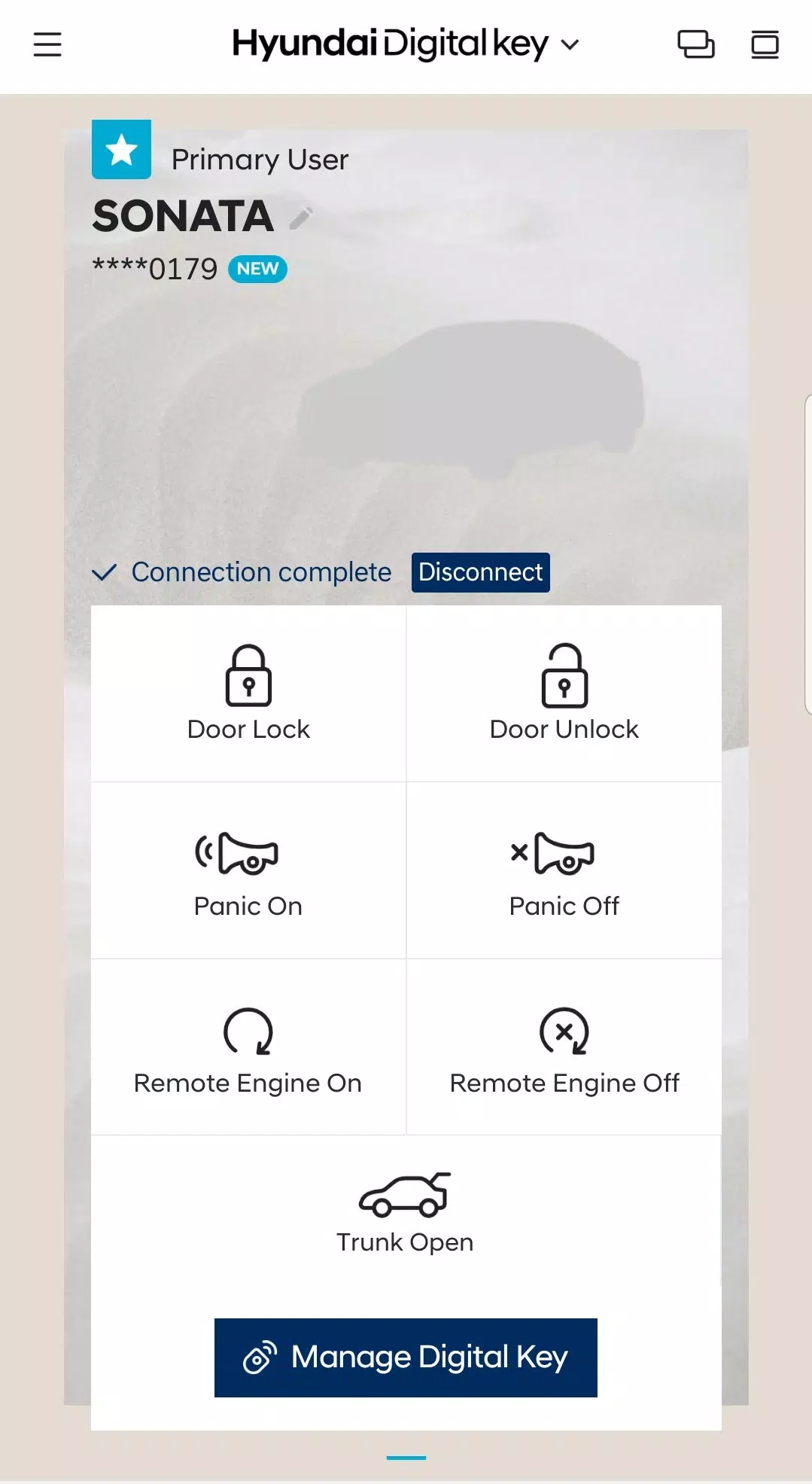 Hyundai Digital Key Schermafbeelding 3