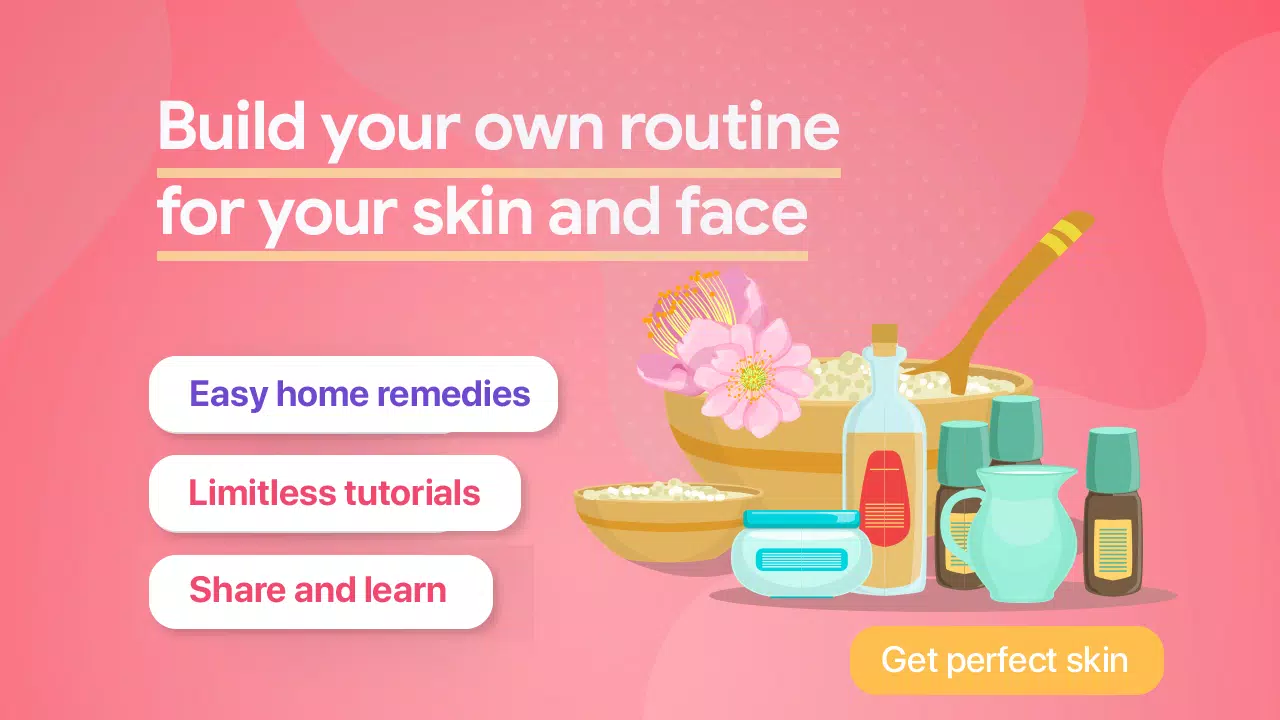 Skincare and Face Care Routine Ảnh chụp màn hình 1