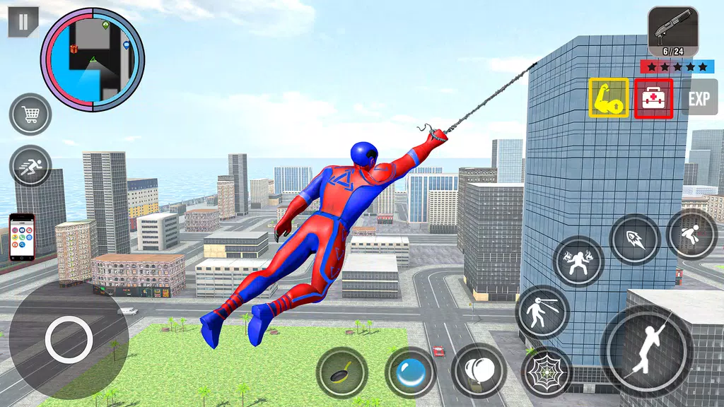 Spider Rope Action Game Schermafbeelding 0