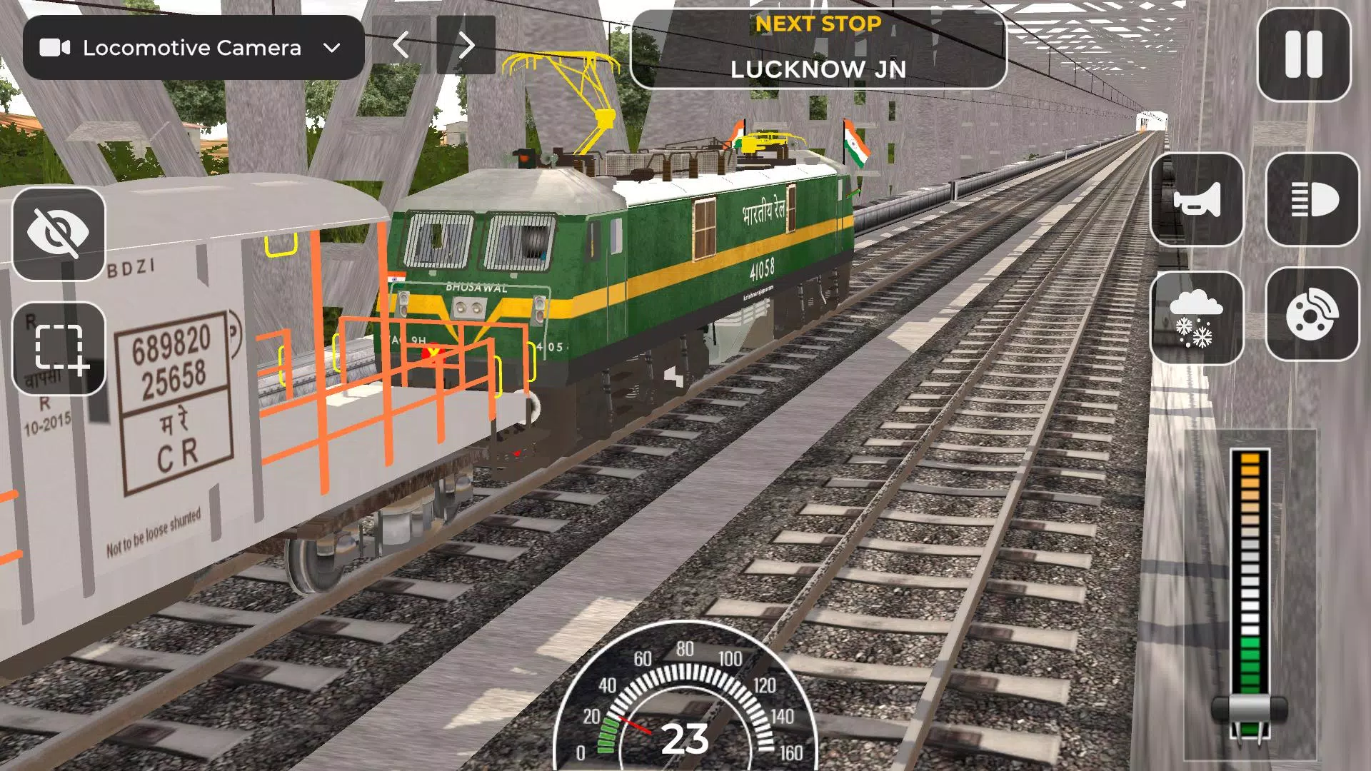 Indian Railway Train Simulator ภาพหน้าจอ 0