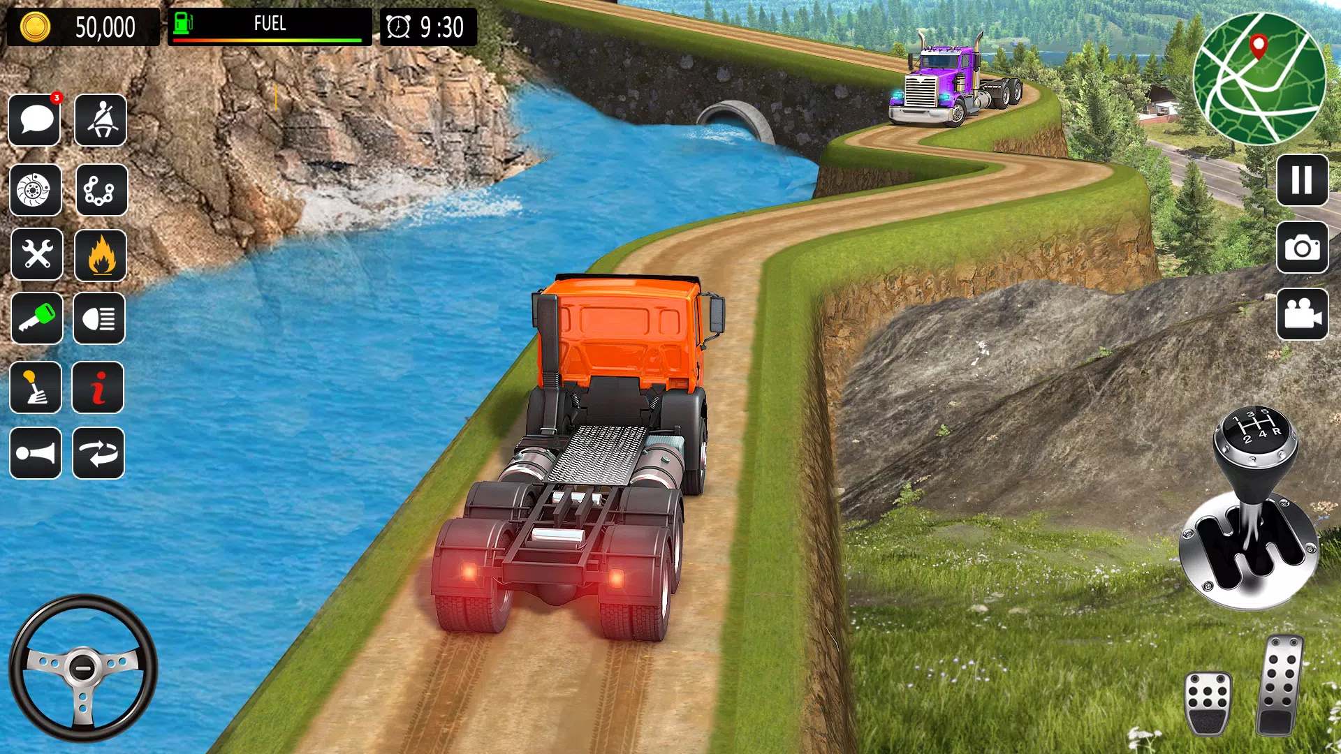 Mountain Truck Driving Games Schermafbeelding 3