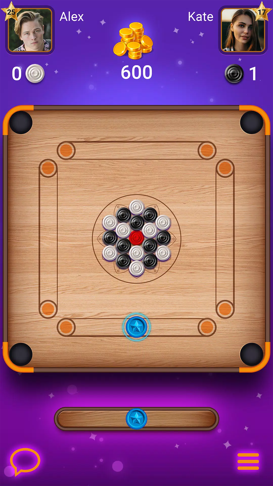 Carrom Lure - Disc pool game 스크린샷 3