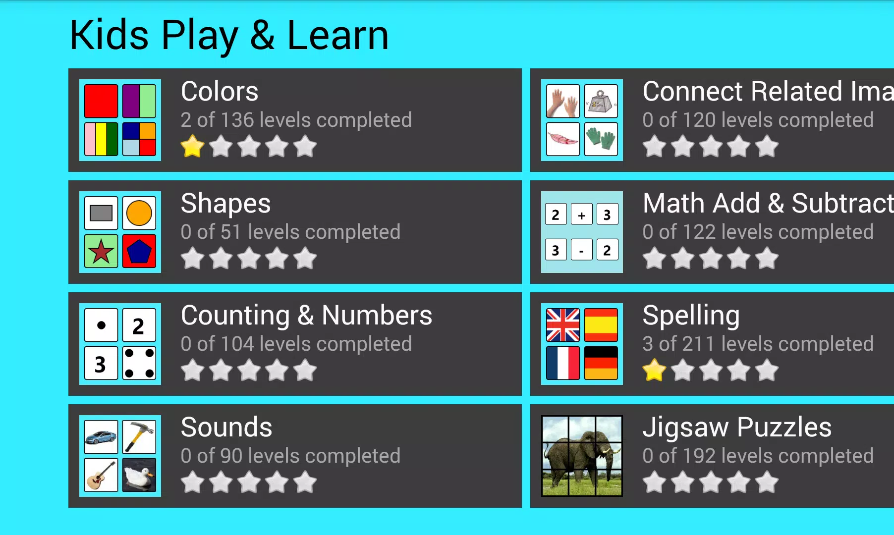 Kids Play & Learn Captura de tela 0