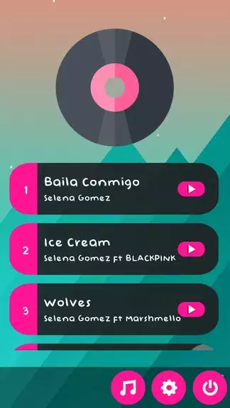 Selena Gomez Piano Tiles Game 스크린샷 0