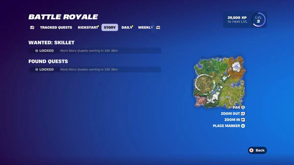 Outlaw Quests in Fortnite Rozdział 6, sezon 2.