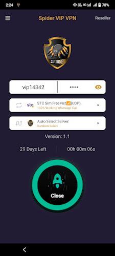 Spider VIP VPN Ảnh chụp màn hình 0