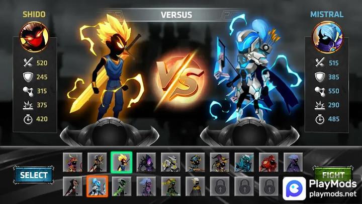 Stickman Legends: Shadow Fight Offline Sword Game Schermafbeelding 1