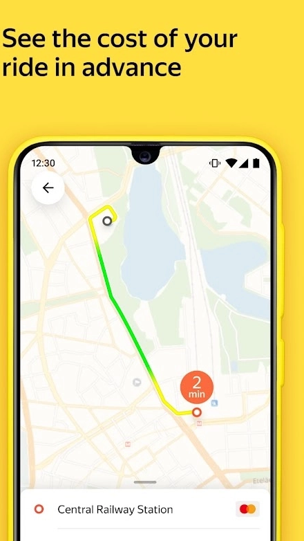 Schermata Yandex Go: taxi and delivery 2