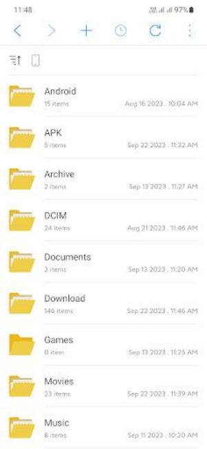 Schermata SD Card Manager For Android 0