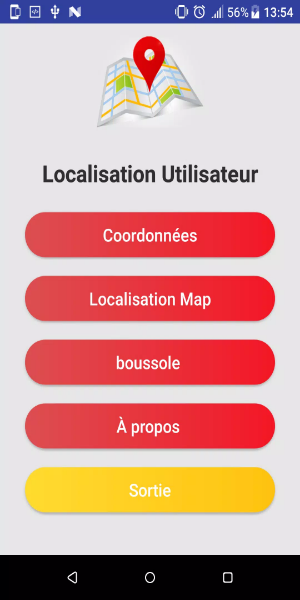 Géolocalisation ( Ma Position Actuelle ) スクリーンショット 1