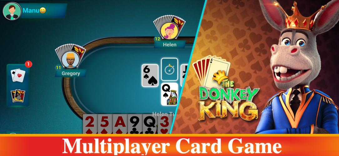 Donkey King: Donkey card game Capture d'écran 0