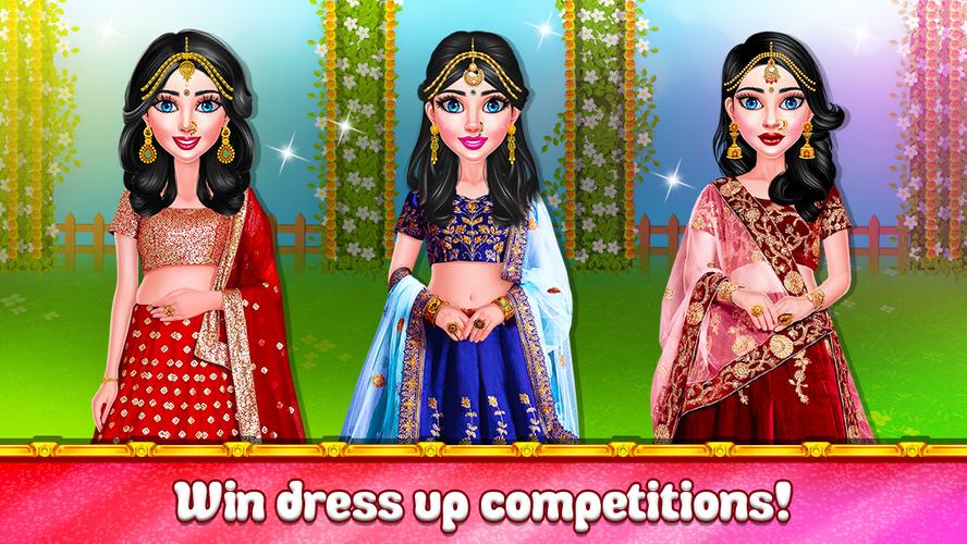 Indian Wedding Makeup Dressup Zrzut ekranu 1