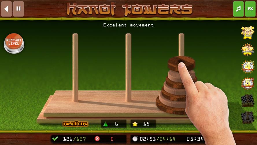 The Hanoi Towers Lite 스크린샷 2