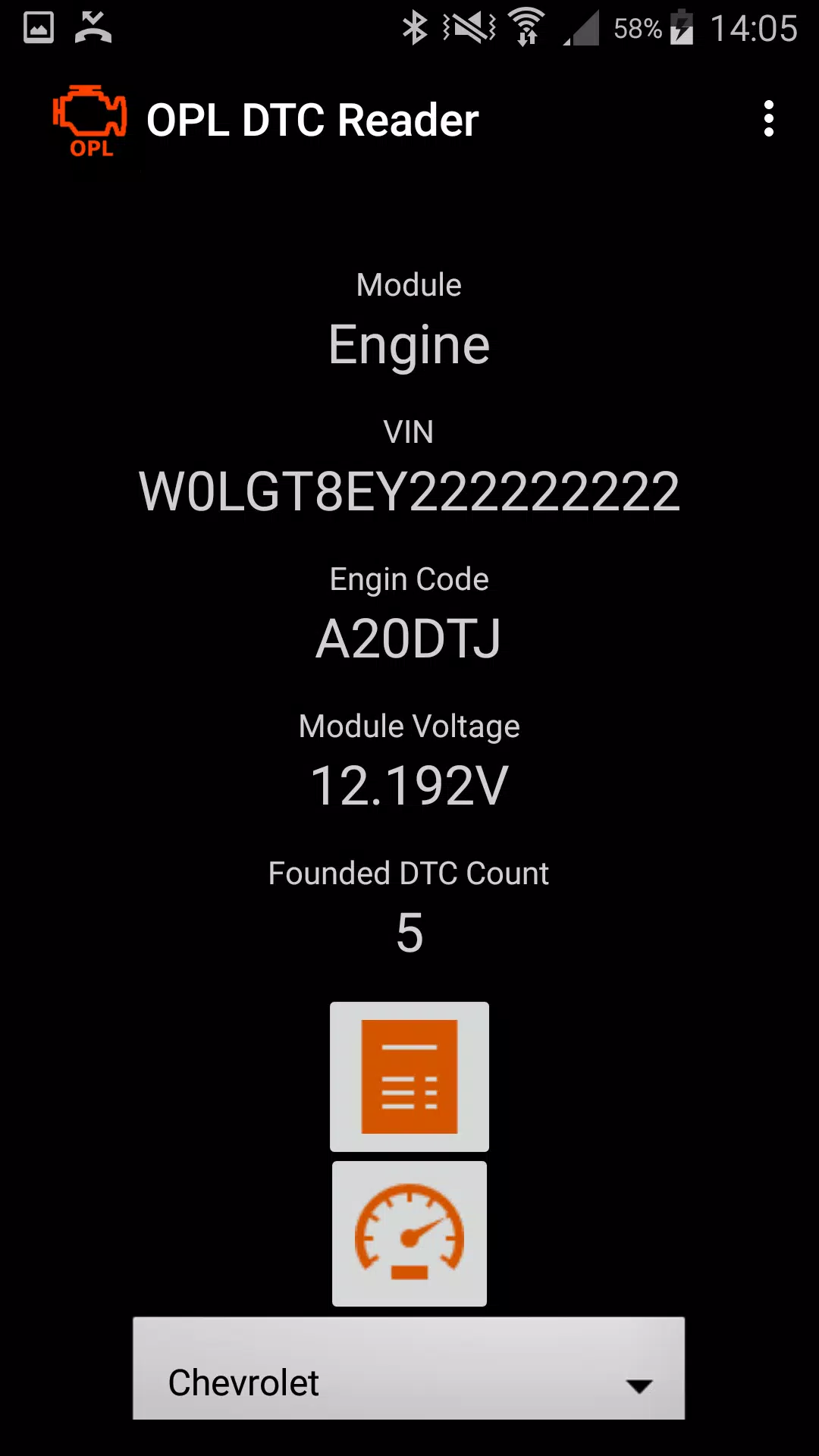 OPL DTC Reader应用截图第1张