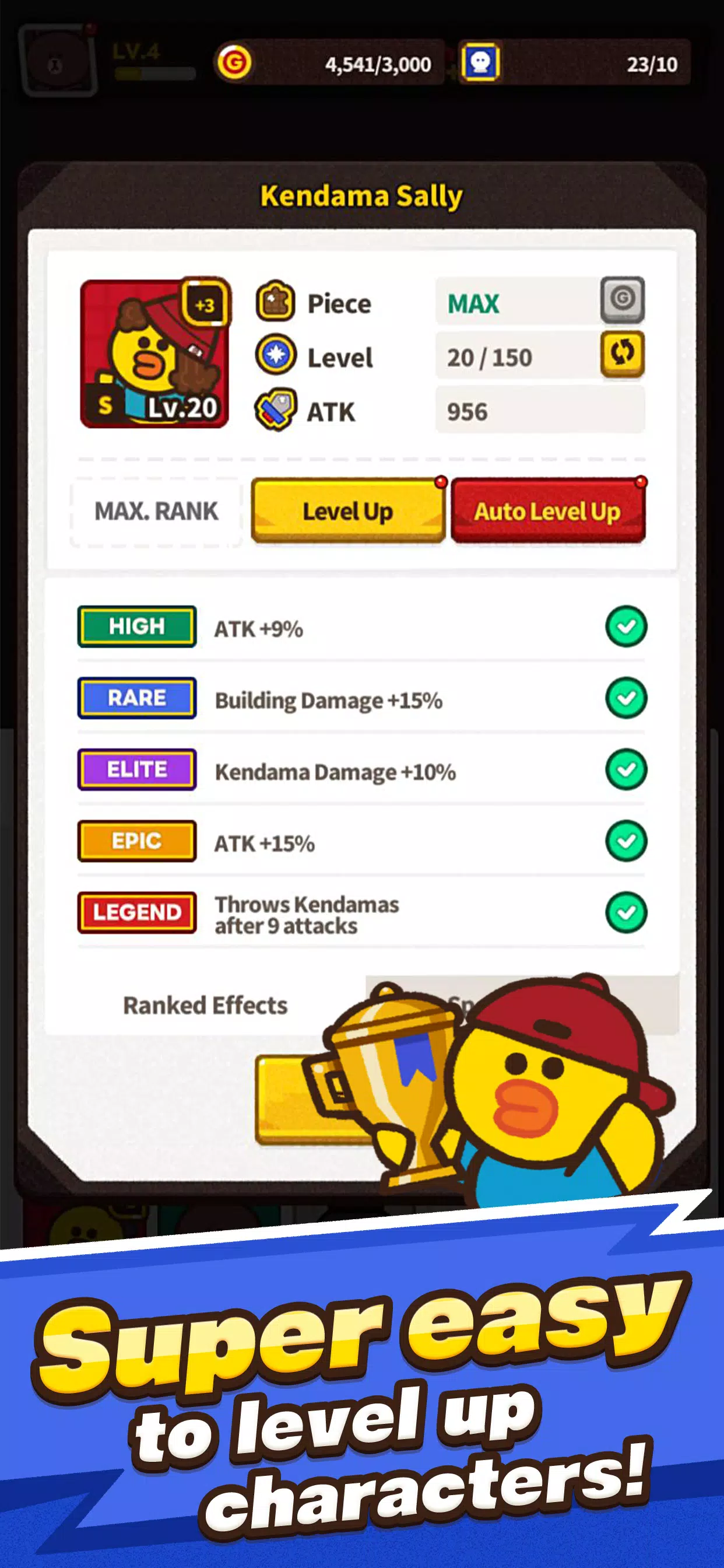LINE Hero Rumble/Let's rumble! ဖန်သားပြင်ဓာတ်ပုံ 2