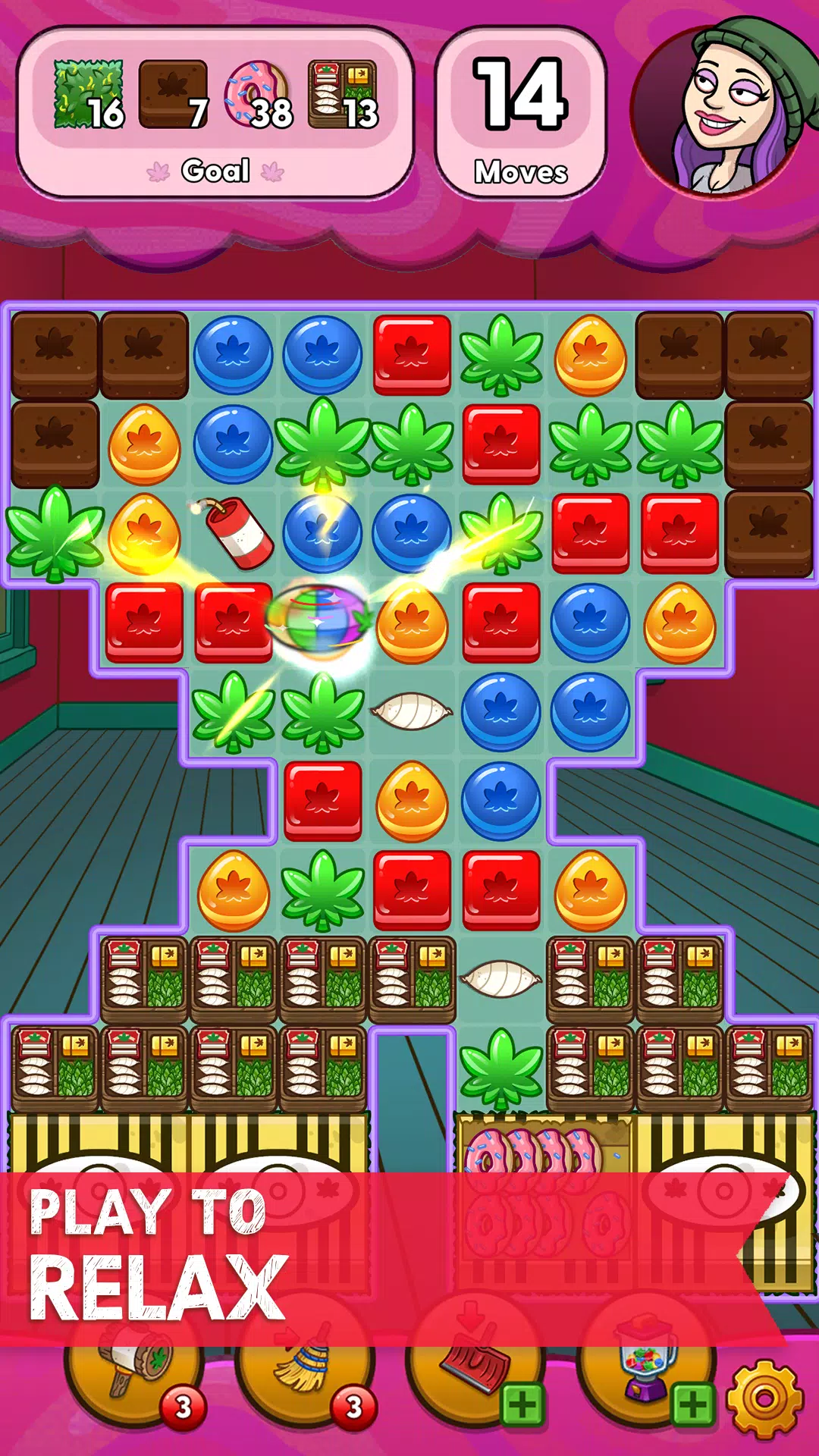 Bud Farm: Munchie Match スクリーンショット 2