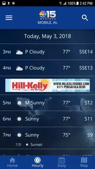 NBC 15 WPMI Weather Zrzut ekranu 2