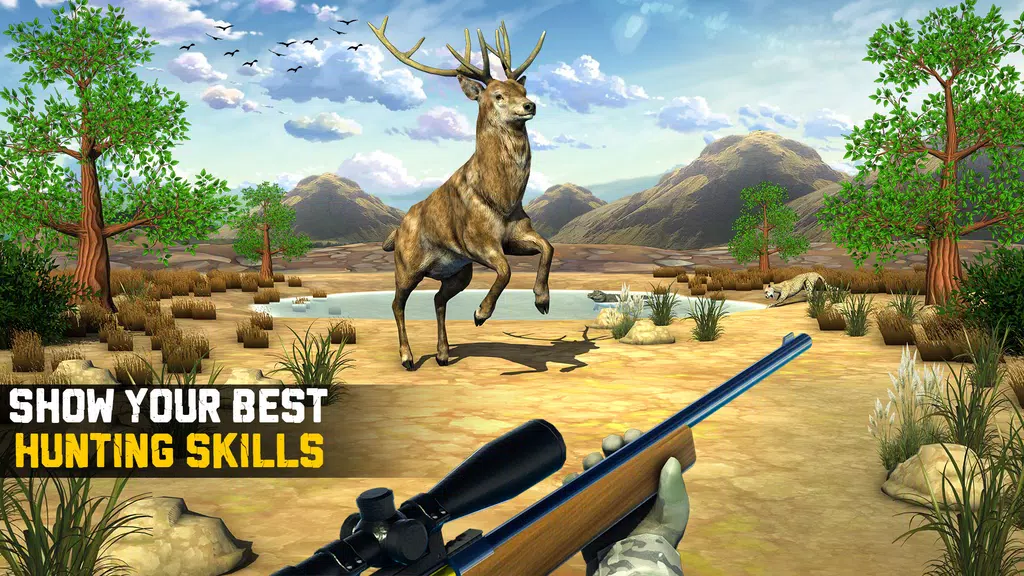 Wild Animal Hunting 3D Offline স্ক্রিনশট 1