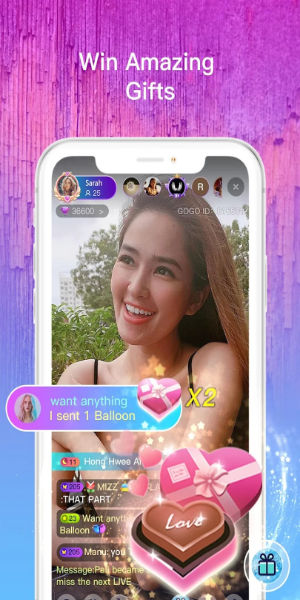 GOGO LIVE Streaming Video Chat Mod ဖန်သားပြင်ဓာတ်ပုံ 0