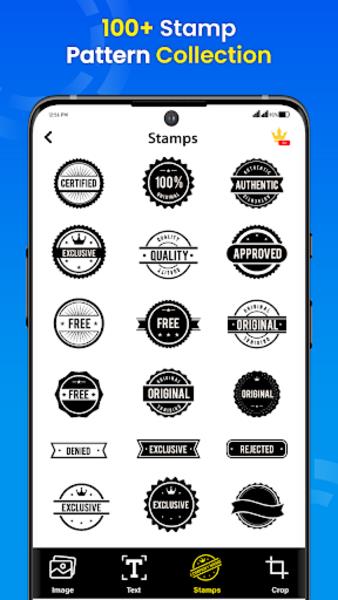 Stamp Maker – Image Watermark Schermafbeelding 1