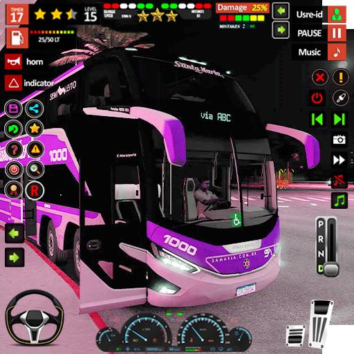 Coach Bus Driving- Bus Game Mod Captura de tela 0