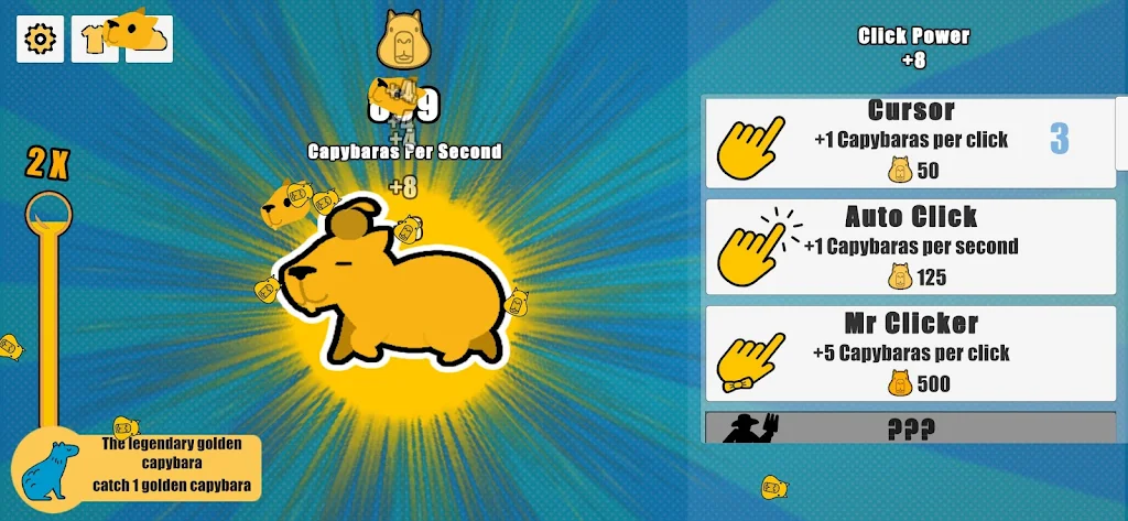 Capybara Clicker Schermafbeelding 1