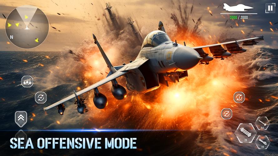 Aircraft Strike: Jet Fighter 스크린샷 1