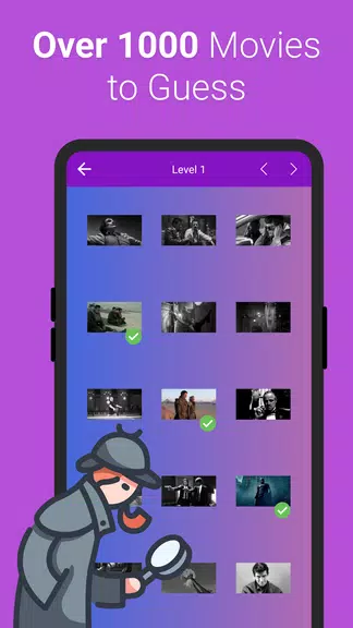 從圖片或海報猜好萊塢或歐洲電影—測驗遊戲應用截圖第3張