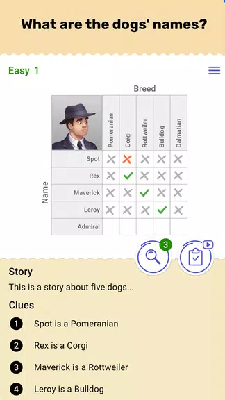 Cross Logic: Smart Puzzle Game Schermafbeelding 0