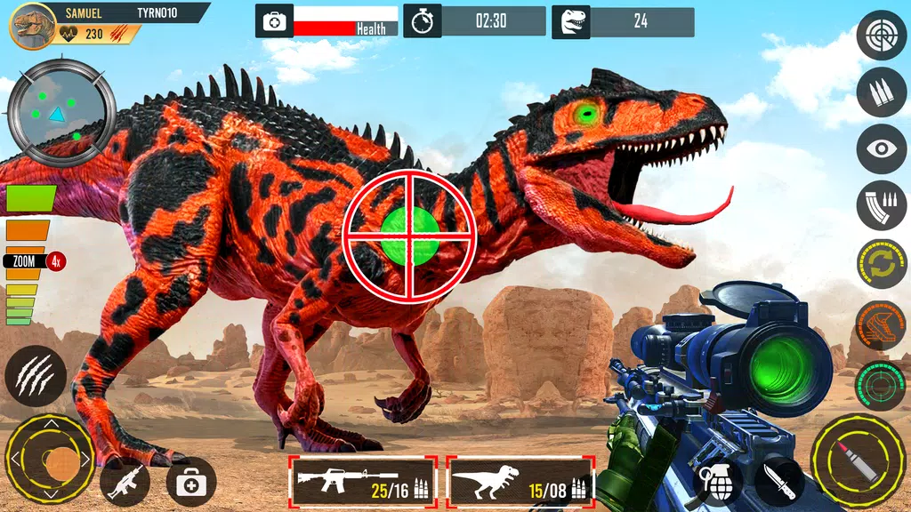 Real Dino Hunting Gun Games ภาพหน้าจอ 0