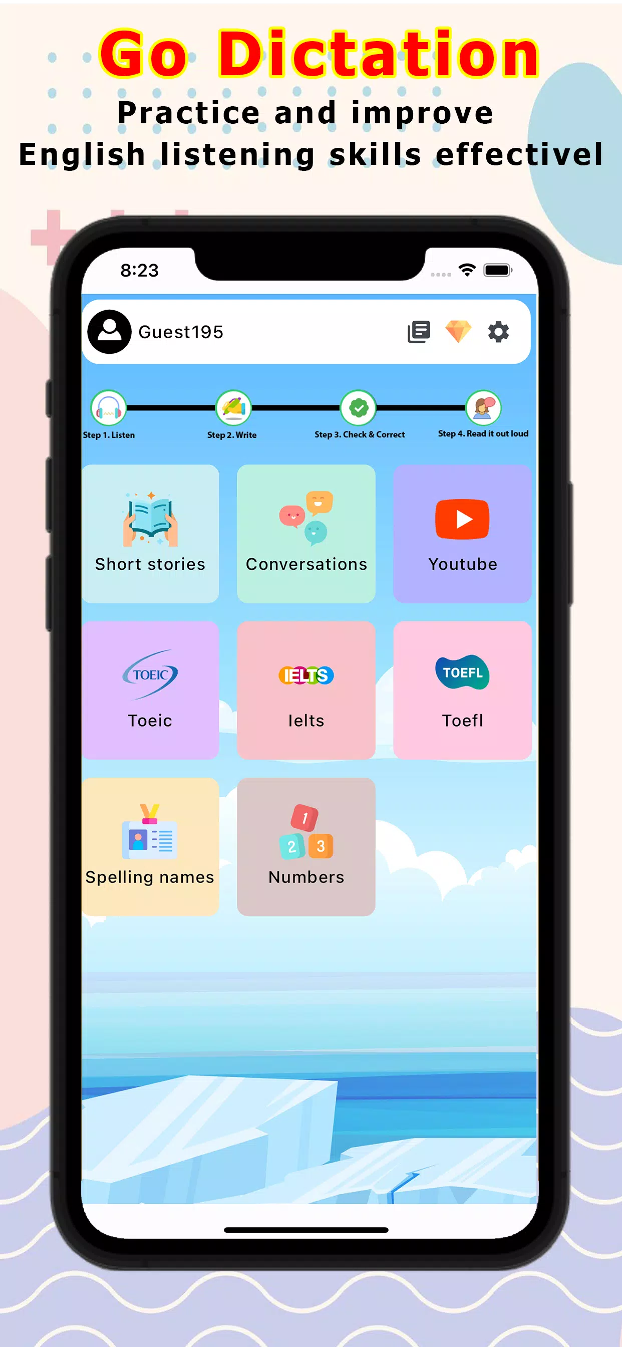 Go Dictation應用截圖第0張