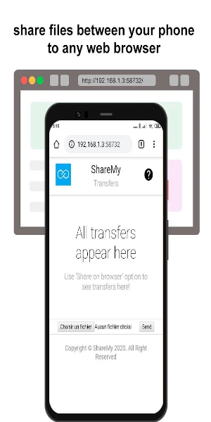 xShare- Transfer & Share files 스크린샷 1