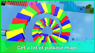 parkour in roblox スクリーンショット 0