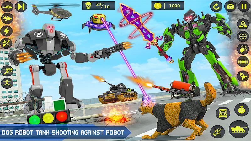 Army Tank Robot Car Games: Capture d'écran 0