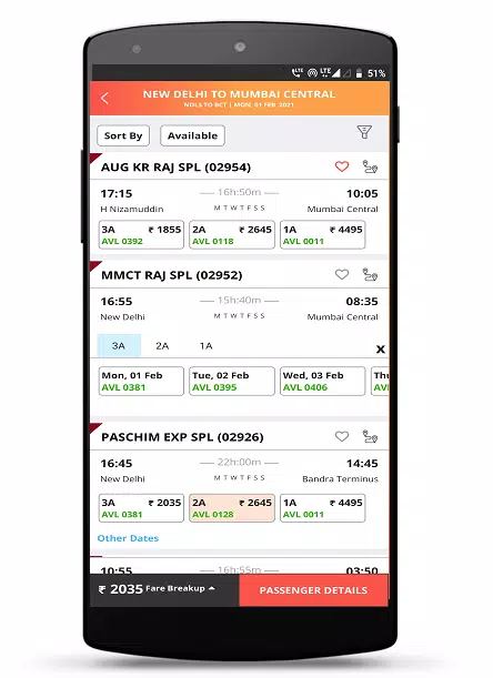 IRCTC Rail Connect Screenshot 3