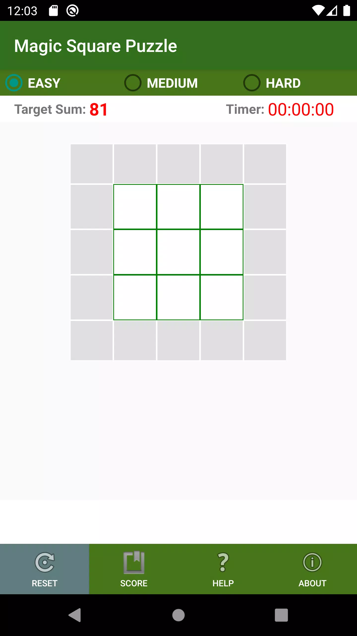 Magic Square Puzzle Screenshot 0