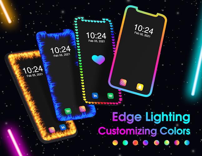 Edge Lighting - Edge Screen Schermafbeelding 0