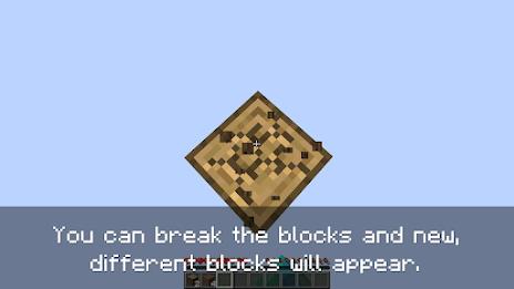 One block survival for MCPE स्क्रीनशॉट 1