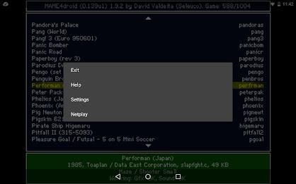 MAME4droid  (0.139u1) ဖန်သားပြင်ဓာတ်ပုံ 3