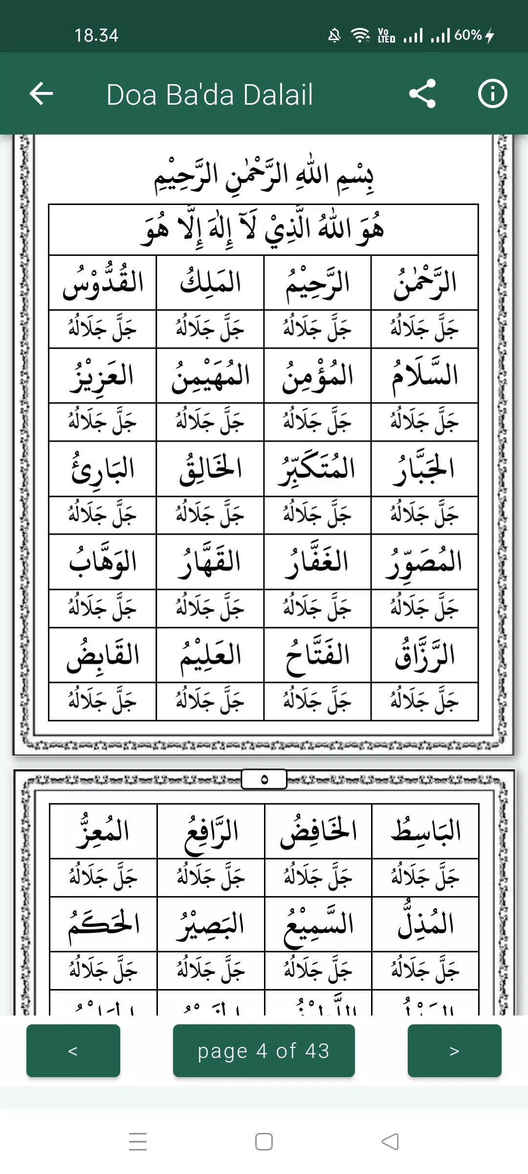 Dalailul Khairat Lengkap Captura de pantalla 2
