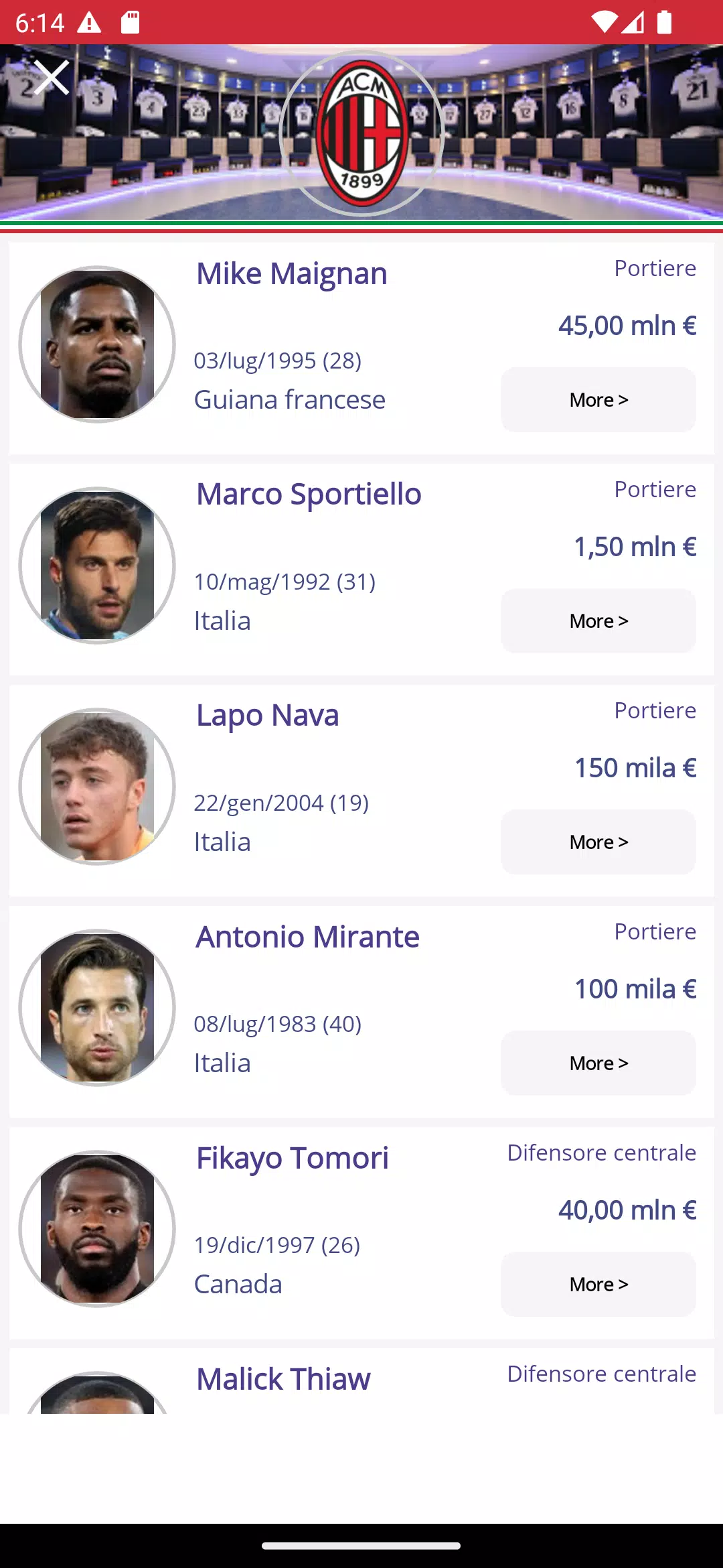 Football Serie A Calcio Italy Capture d'écran 3