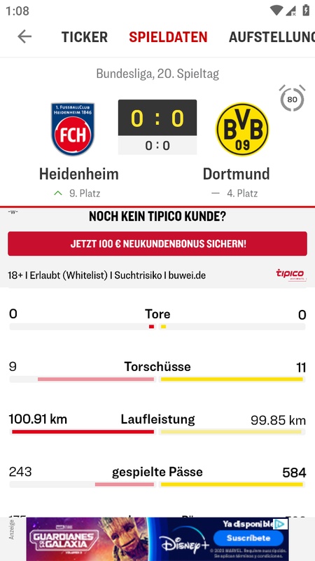 kicker Fußball News Screenshot 2