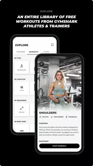 Gymshark Training: Fitness App স্ক্রিনশট 1