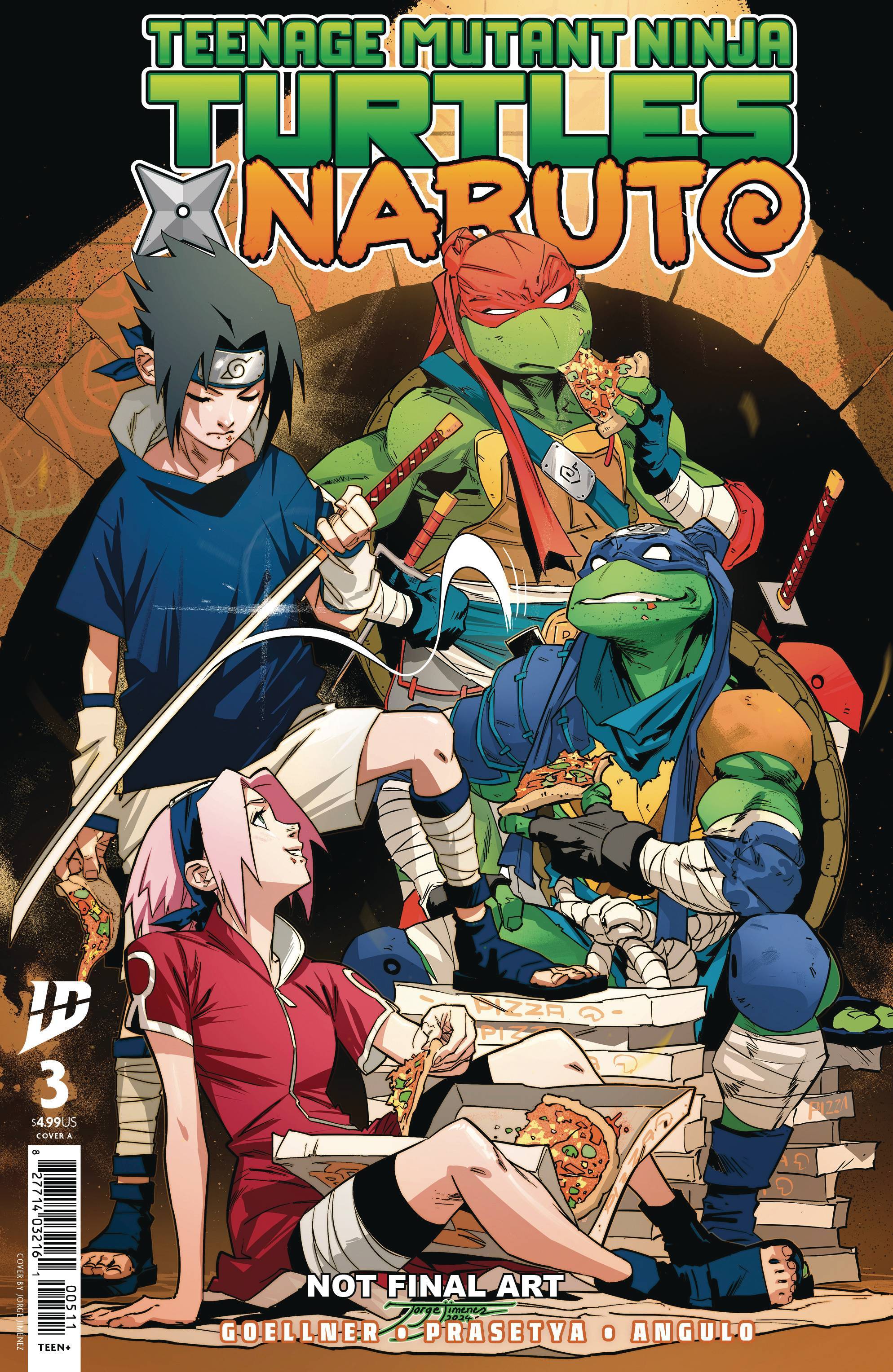 TMNT X NARUTO #3 पूर्वावलोकन