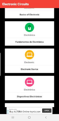 Electronics Circuits Captura de pantalla 2