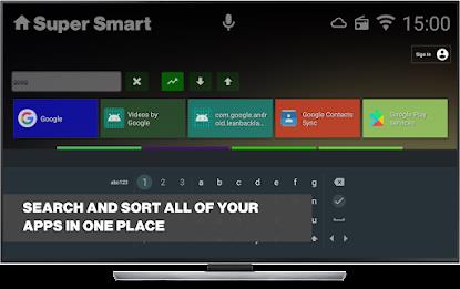 Super Smart TV Launcher Tangkapan skrin 2