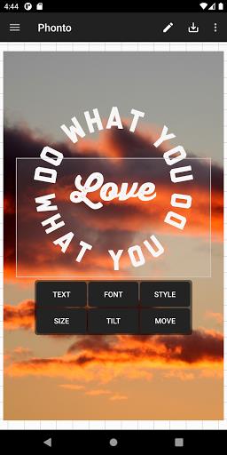 Phonto - Text on Photos Скриншот 1