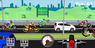 Indonesia Drag Bike Racing 3D Schermafbeelding 3