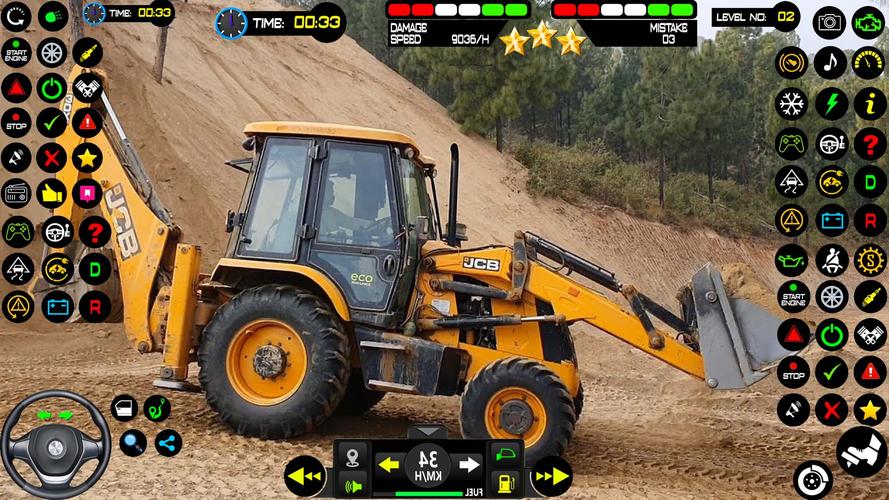 Real Snow Excavator - JCB 스크린샷 3