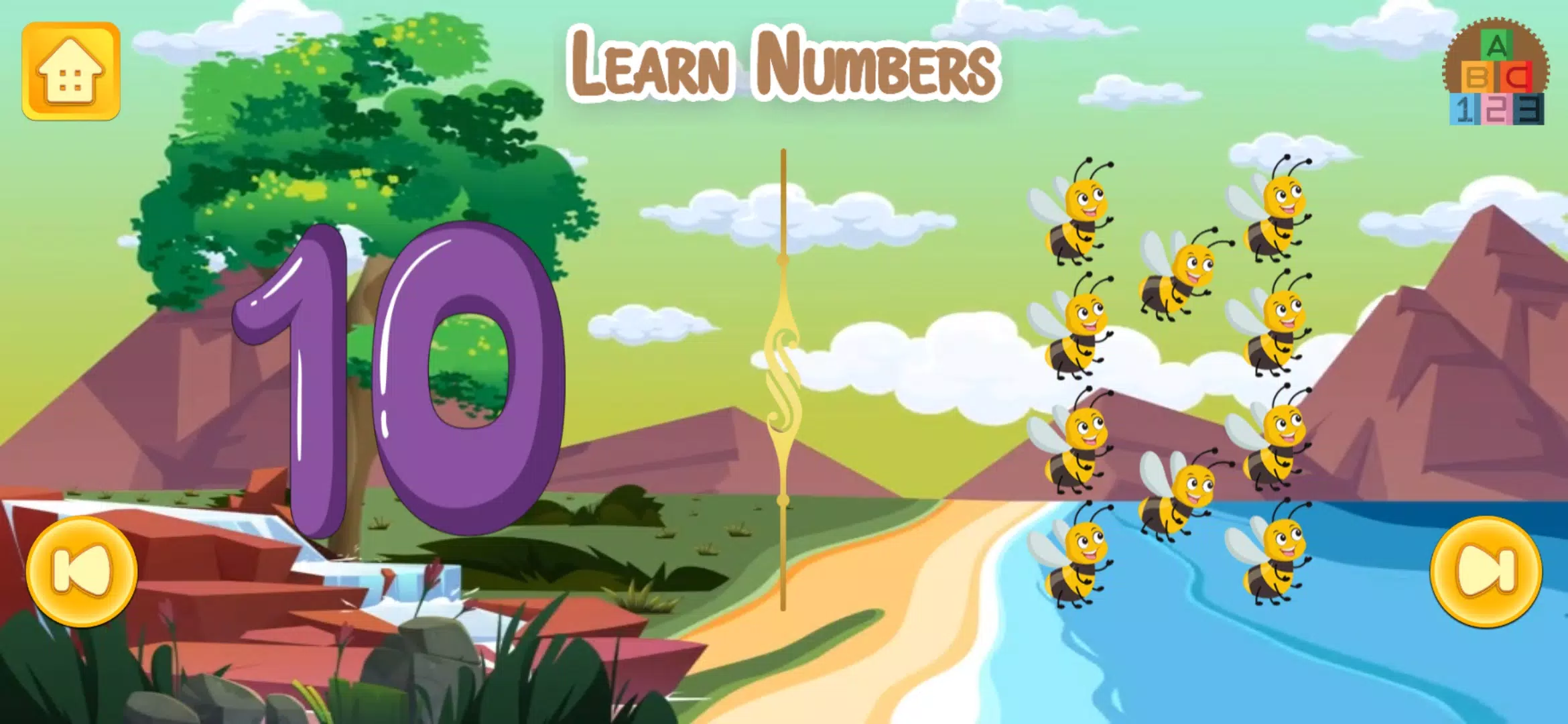Learn numbers and letters Captura de pantalla 2
